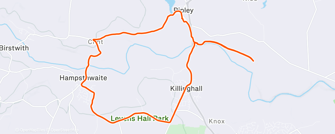 Карта физической активности (Morning Run)