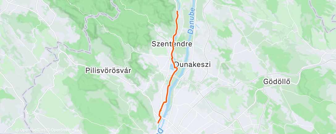 Map of the activity, szombati 🐸 / 🚴🏻‍♂️🚴🏻‍♂️