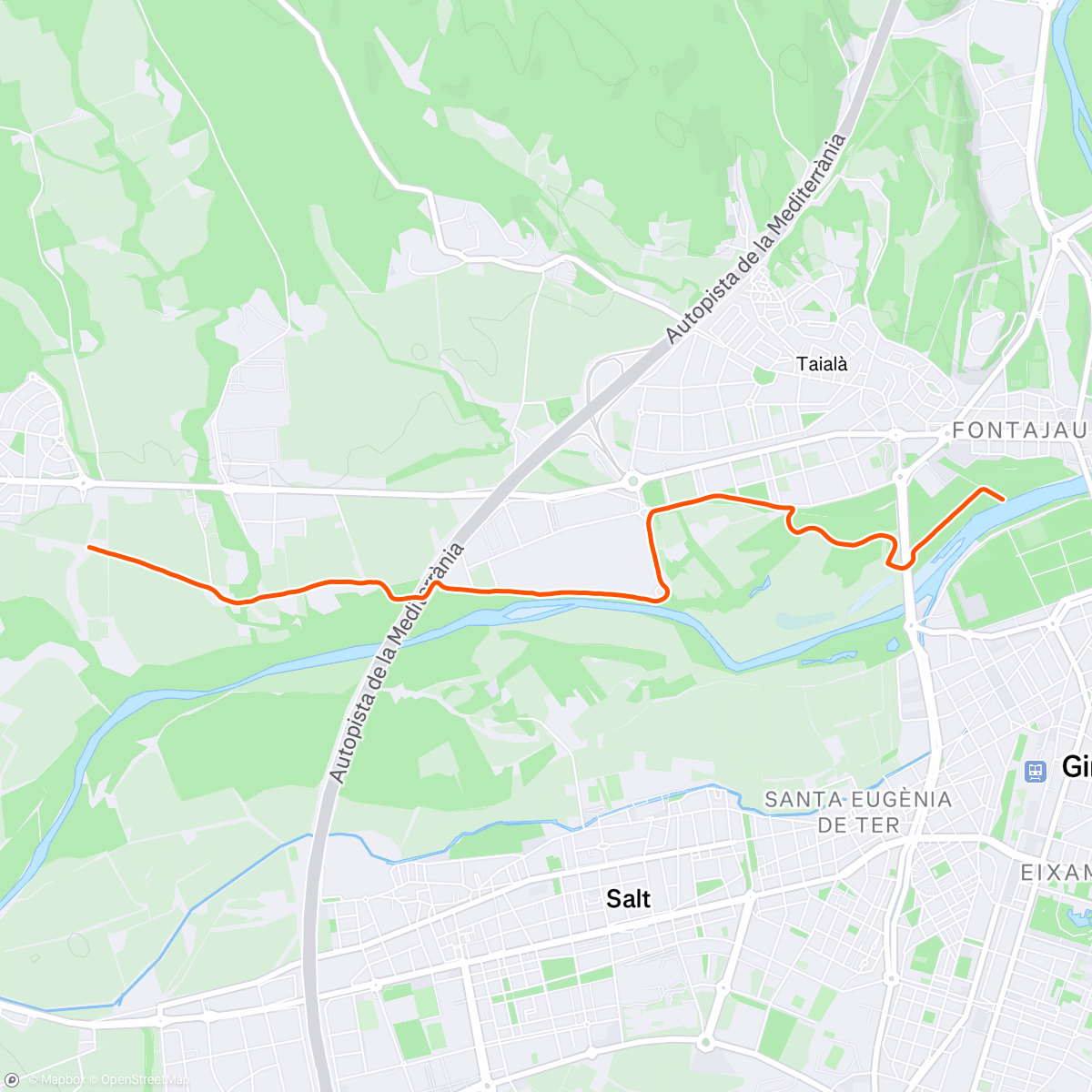 Map of the activity, Will runs so fast… without trying