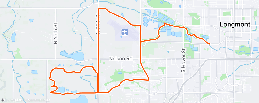 Map of the activity, Lunch Gravel Ride