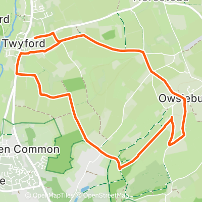 J&L 12K route Twyford | 11.8 km Running Route on Strava