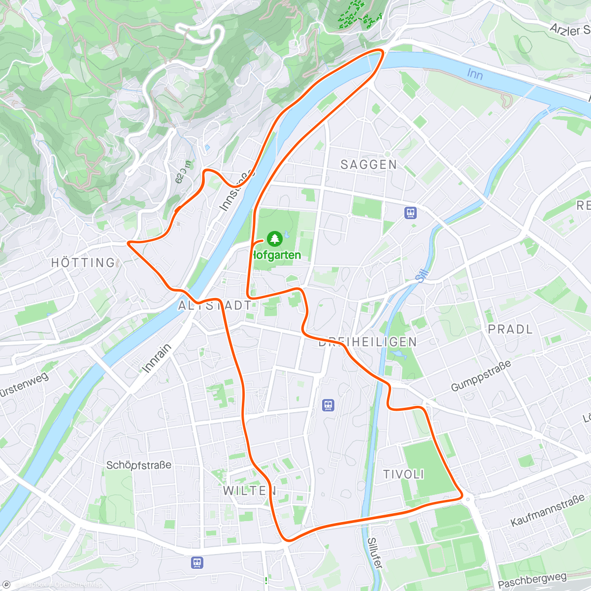 Map of the activity, Zwift - Group Ride: The HERD Kick It UP! (D) on Innsbruckring in Innsbruck