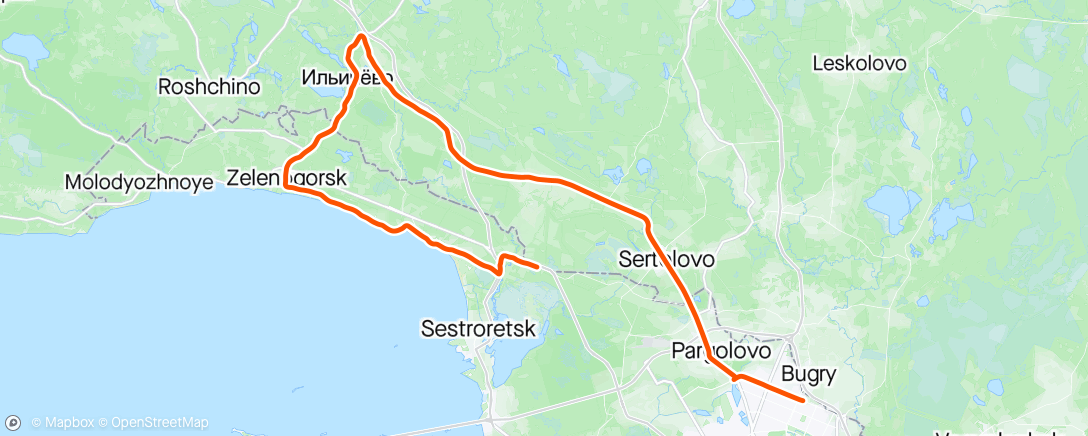 Mapa de la actividad, Солнечно