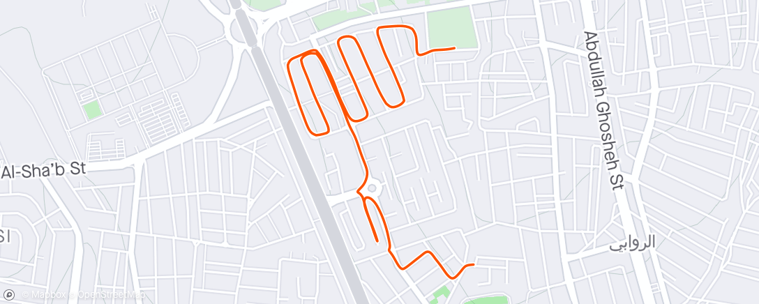 Map of the activity, Toasty 5K 🥵