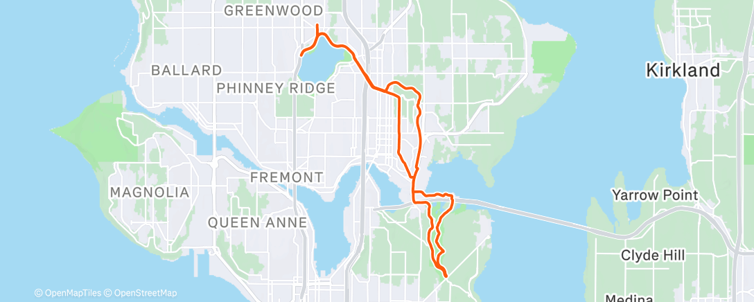 Карта физической активности (morning vibes😴)