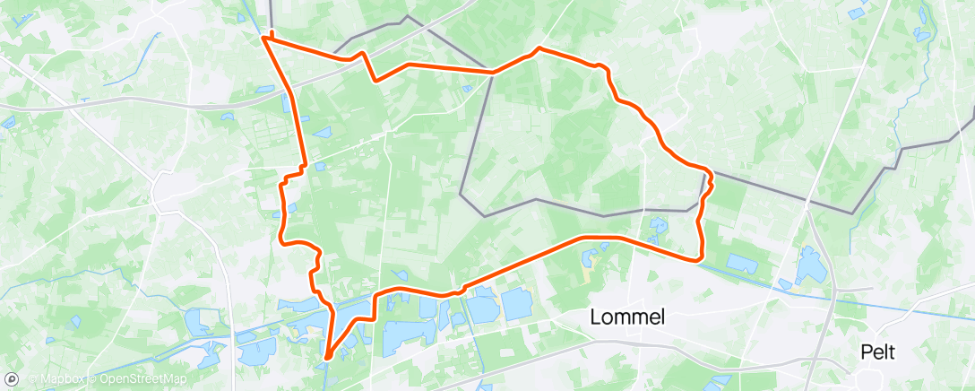 Map of the activity, Losrijden met Winny