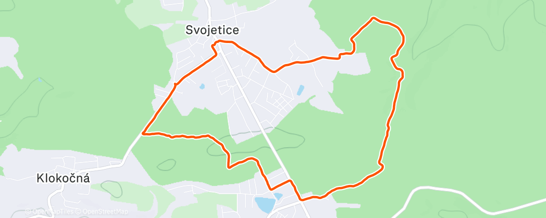 Карта физической активности (Afternoon Run)