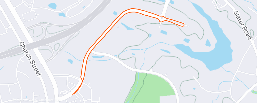 Map of the activity, Fount Run Club