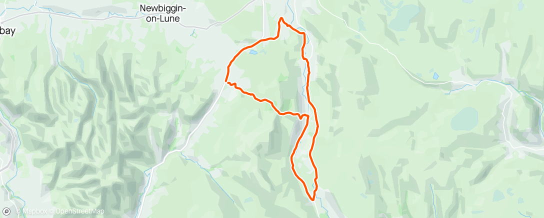 Map of the activity, Morning MTB ride with KMC