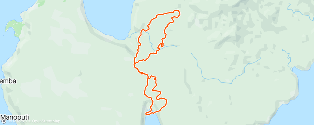 Map of the activity, Zwift - Group Workout: Triathletes on Zwift Saturday Endurance Workout (E) on Wandering Flats in Makuri Islands
