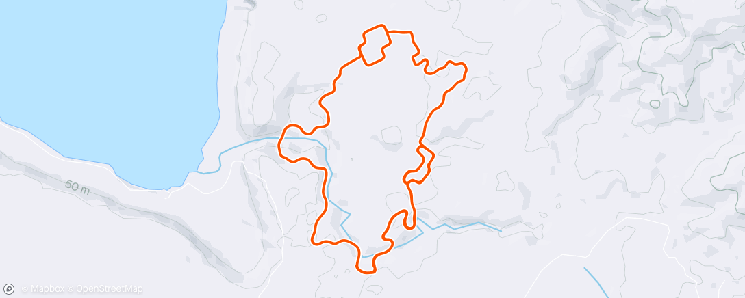 Map of the activity, Zwift - Race: KIRCHMAIR Thursday Race (B) on Two Village Loop in Makuri Islands
