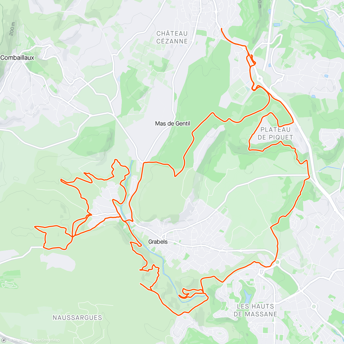 Map of the activity, Mtb easy 🙌🏻