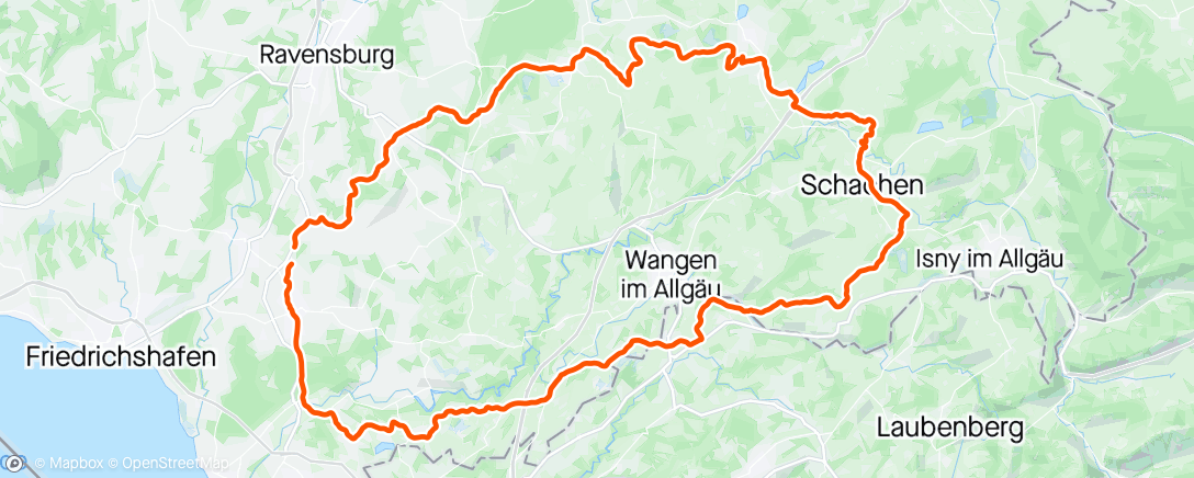 Map of the activity, Feierabendrunde ins Allgäu