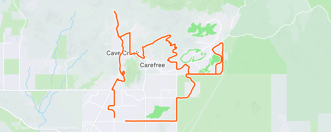Karte der Aktivität „Cycling”