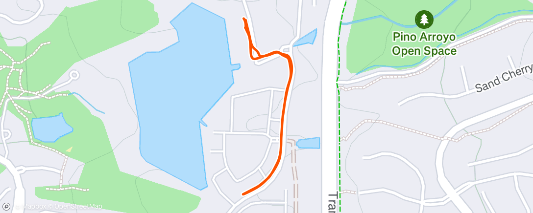 Map of the activity, Morning Walk
