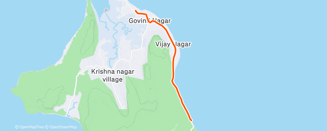 Map of the activity, Morning Ride