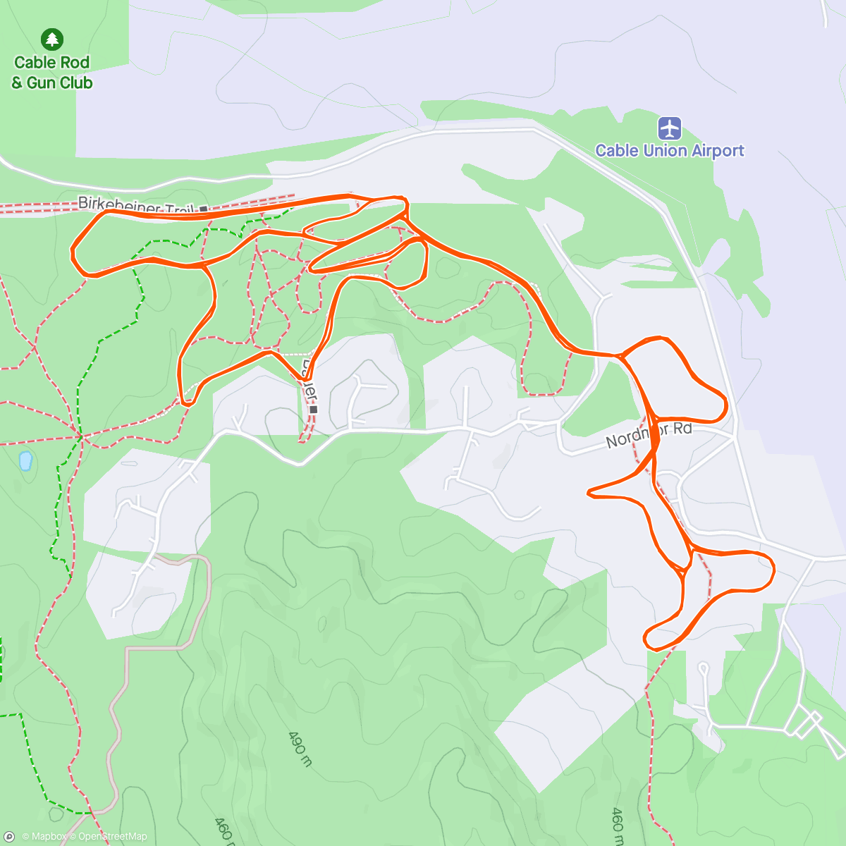 Map of the activity, Start over