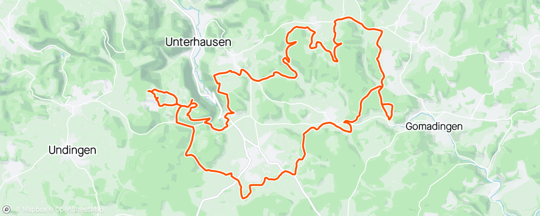 Mapa da atividade, Einfach biken 😀