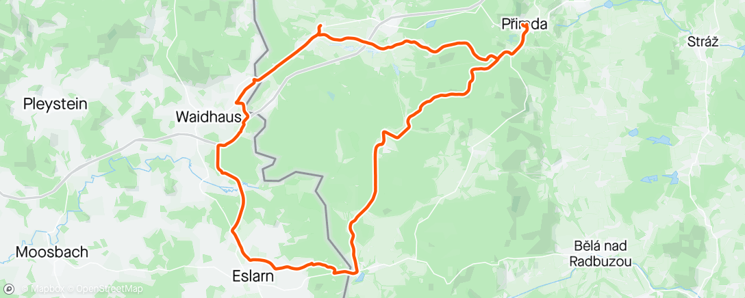 アクティビティ「Afternoon E-Bike Ride」の地図