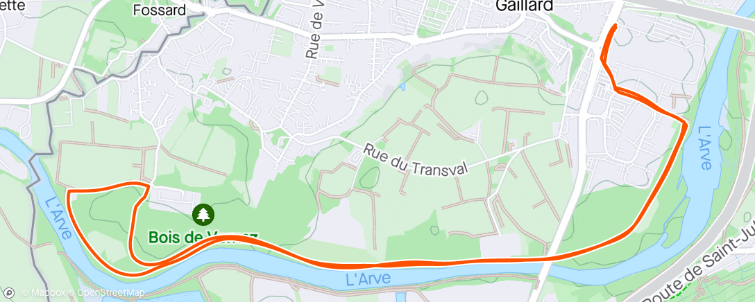 Map of the activity, Run avec Solène et Anna 🌬️
