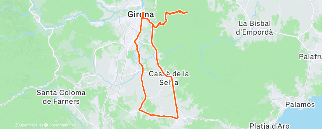 アクティビティ「Morning Ride」の地図