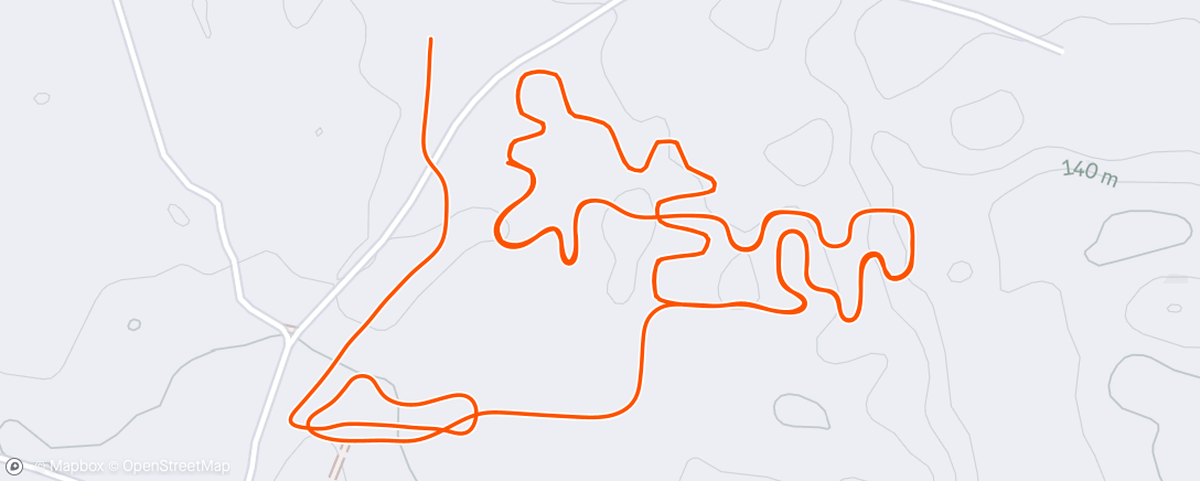 Mapa da atividade, Zwift - Zwift Camp: Baseline | Sprint Booster [Lite] in Makuri Islands