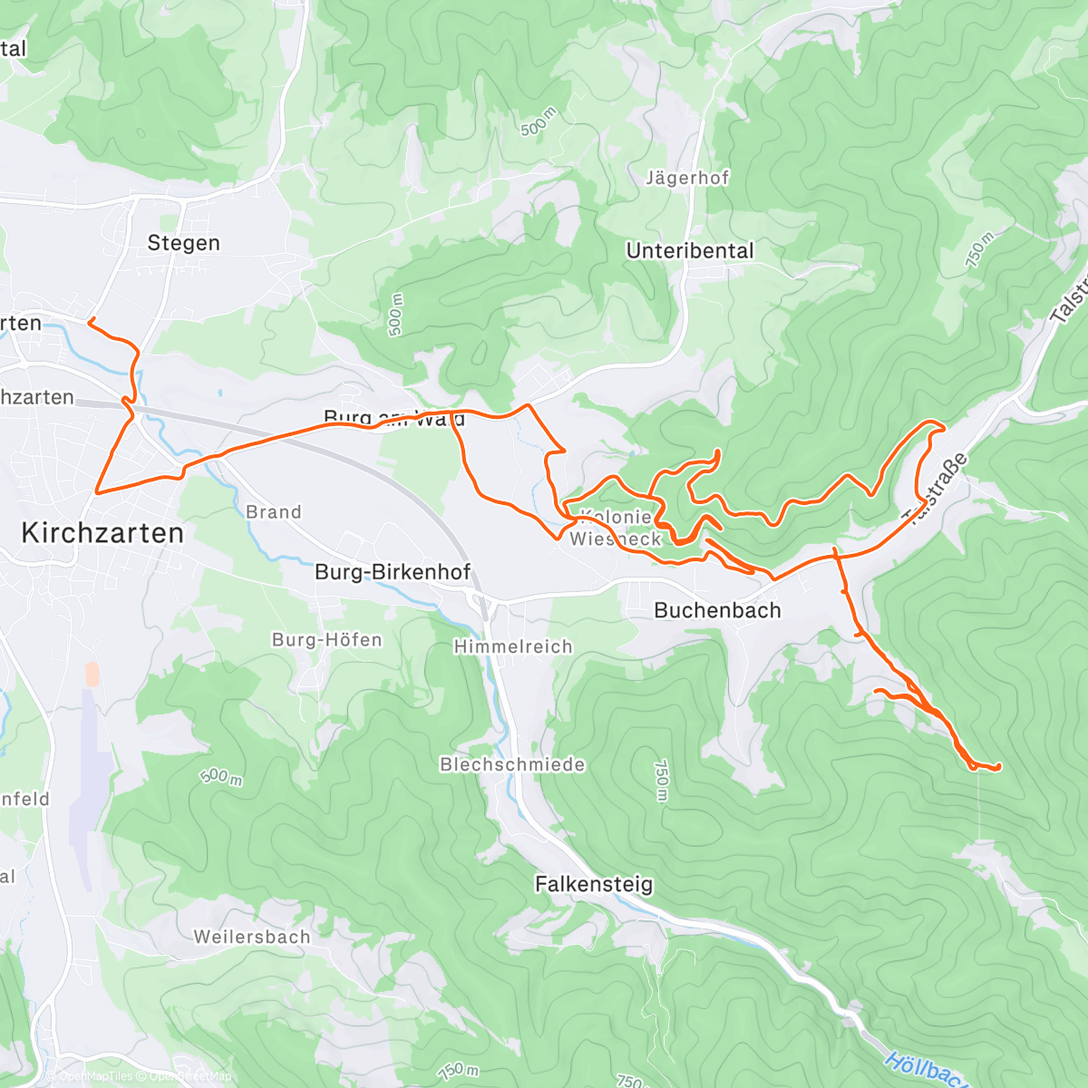 Map of the activity, Winter-Tiles