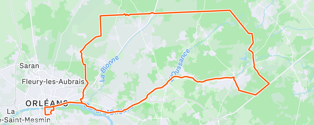 Map of the activity, Gravel chill ✅