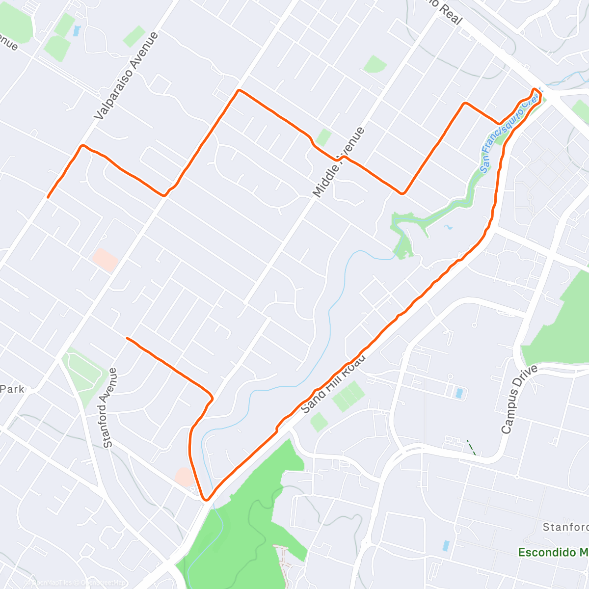 Map of the activity, Some quiet roads…