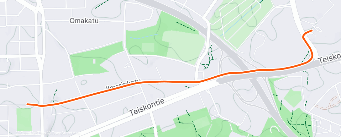 Карта физической активности (Morning Ride)