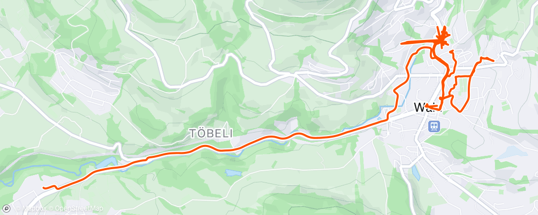 Mapa da atividade, Gravel-Fahrt am Nachmittag