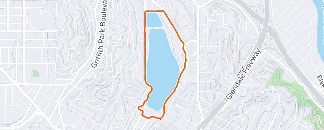 Map of the activity, Lunch Run
