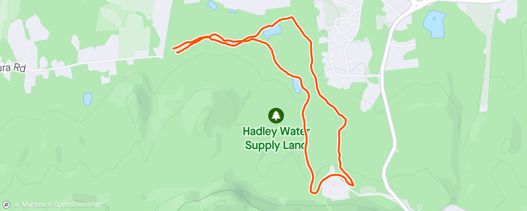 Map of the activity, Valley ski group MTB ride
