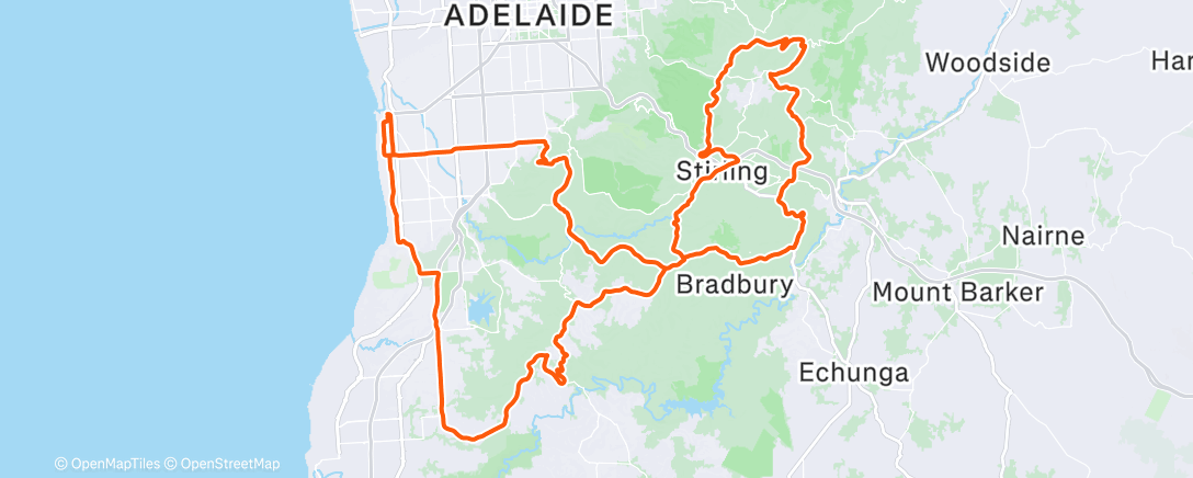 Carte de l'activité Morning Ride