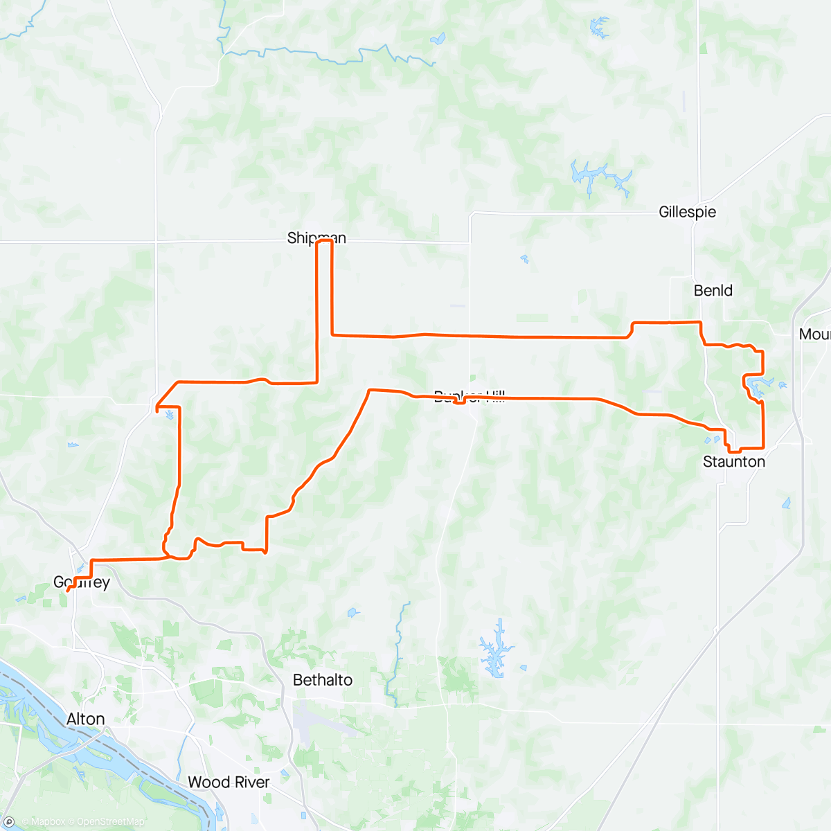 Carte de l'activité Bike MS - 75