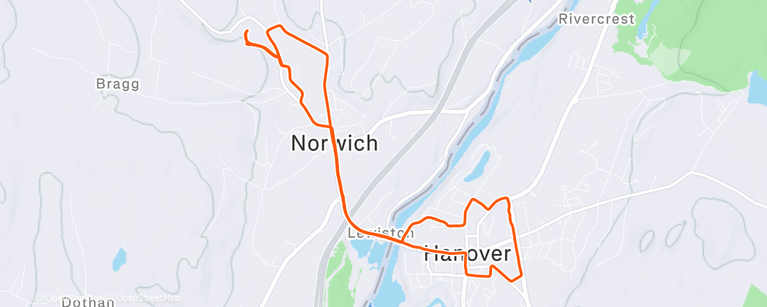 Carte de l'activité Morning Run