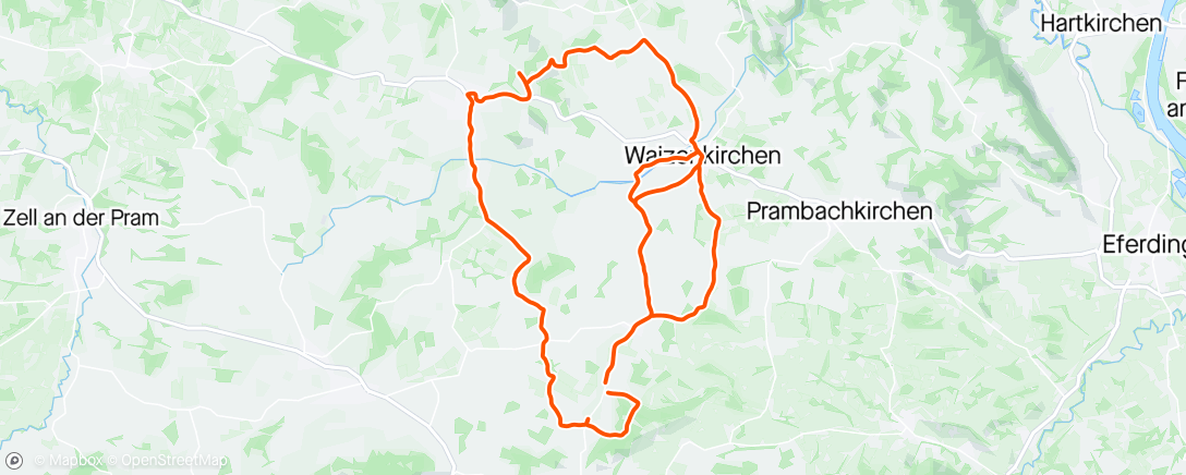 Map of the activity, MTB, Afternoon Ride
