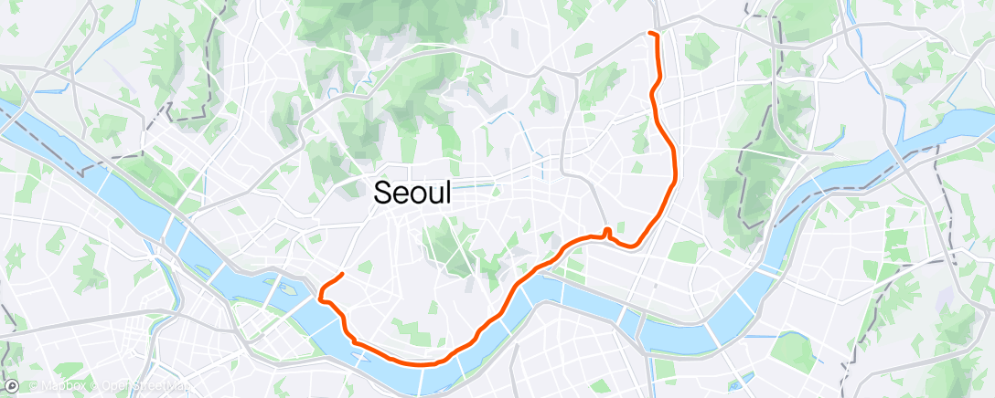 Map of the activity, 따릉이퇴근011