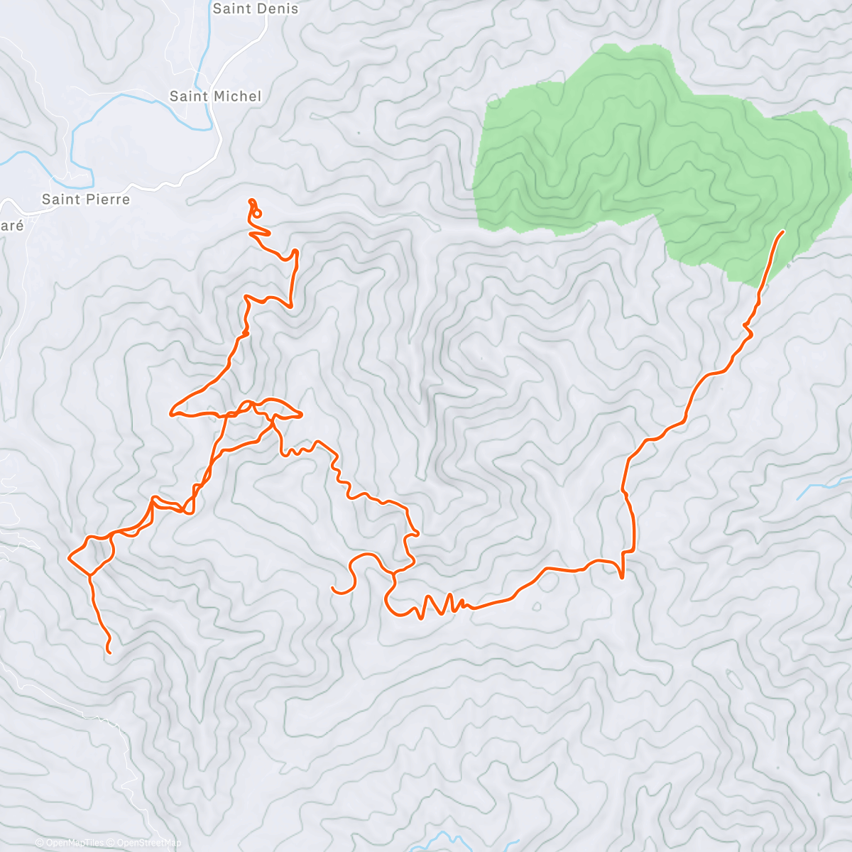 Map of the activity, Zwift - New Workout on Hautacam in France
