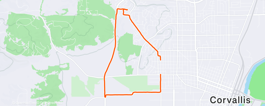 アクティビティ「Morning Run」の地図