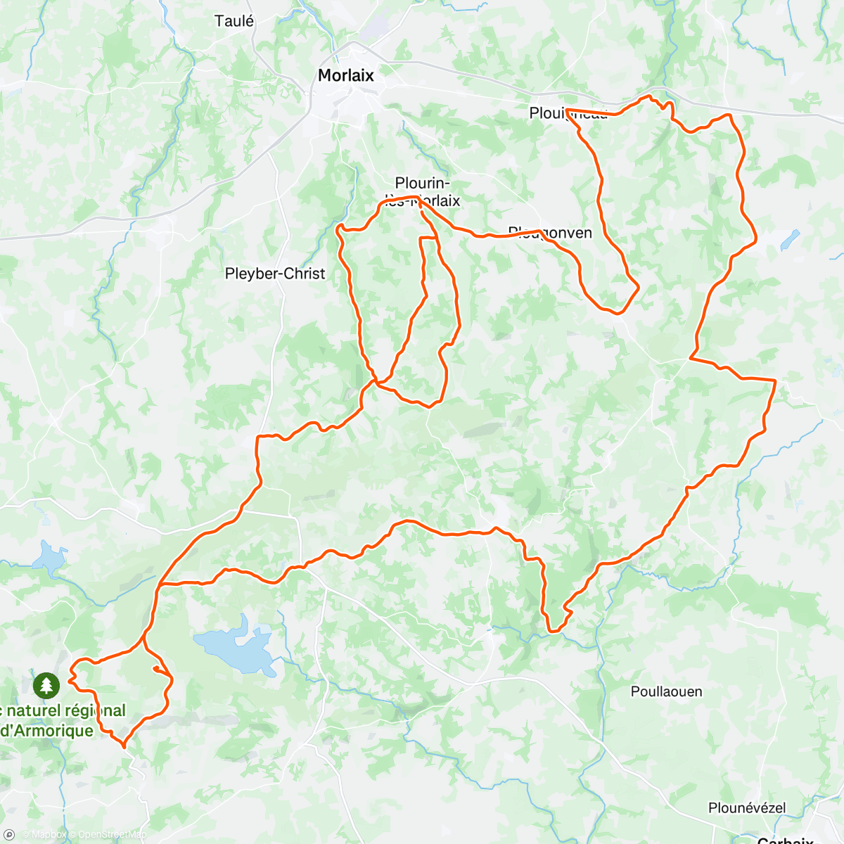 Map of the activity, Stage NS Perf #2