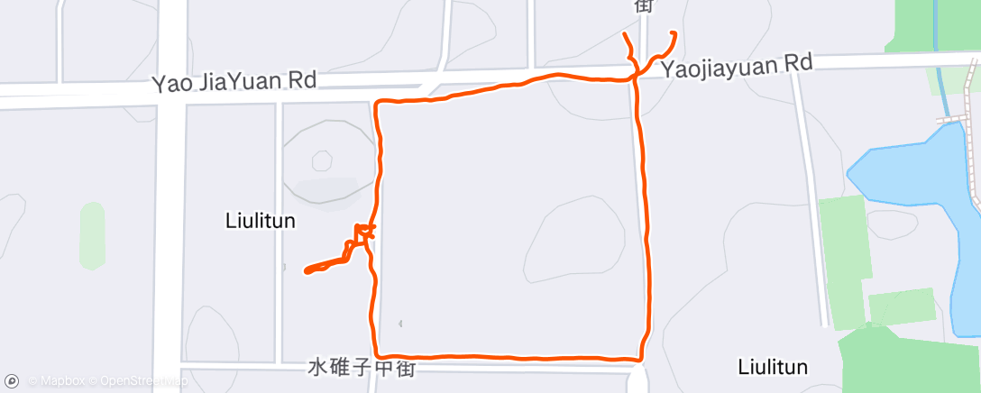 Map of the activity, ランチタイム ウォーキング