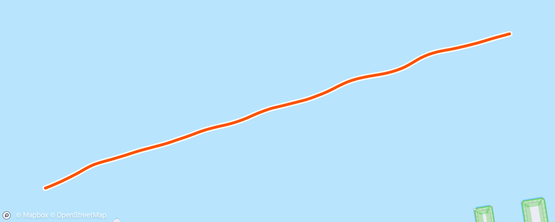 Map of the activity, Morning Swim