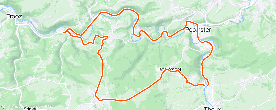 Map of the activity, Tritri vollenbak
