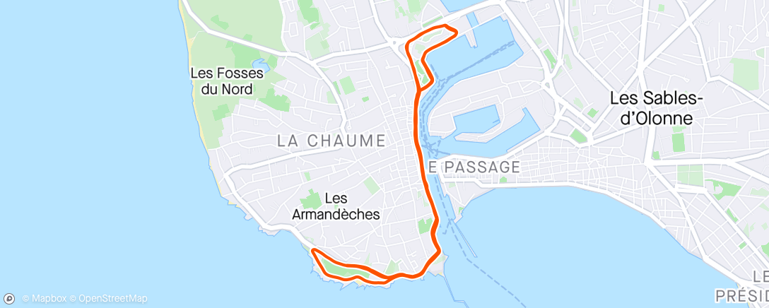 Map of the activity, 10 Kils de la Chaume ! Vérole, ça pique sans jamais courir 😅🤣