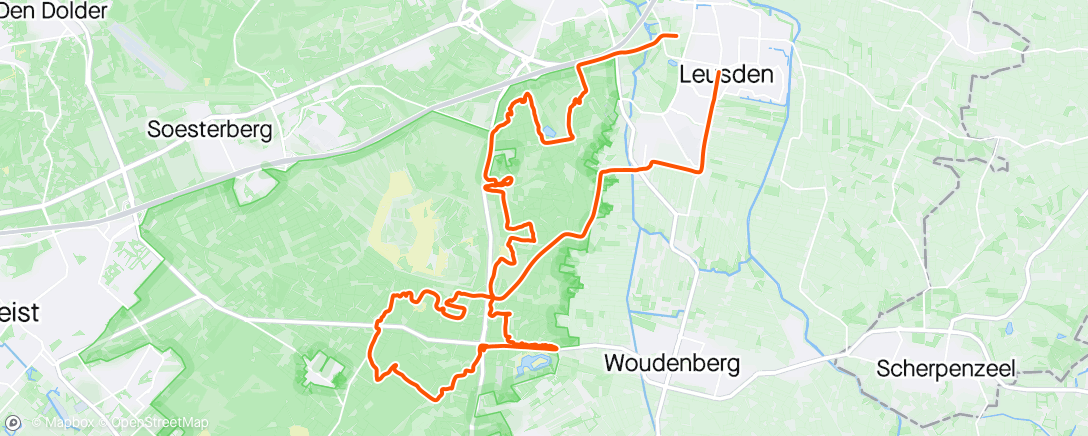 Map of the activity, Droog deel Blauw + Rood