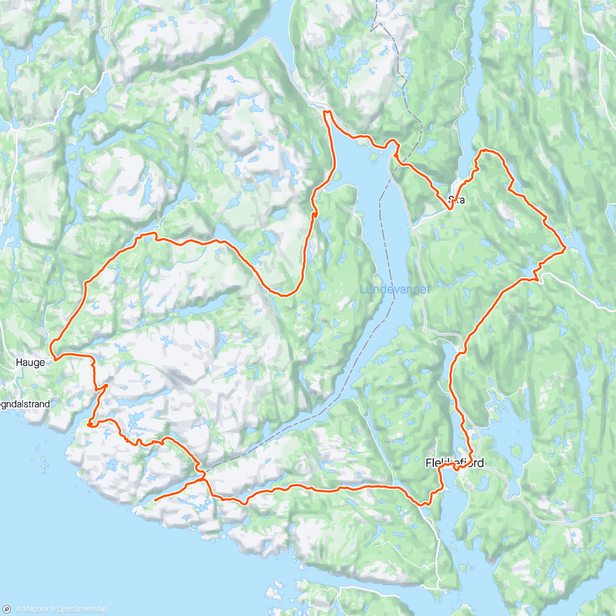 活动地图，SSSC goes to Åna-Sira - dag 2