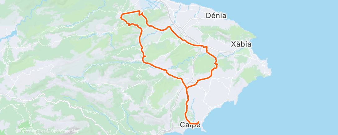 Map of the activity, Sprintjes met Gerwin