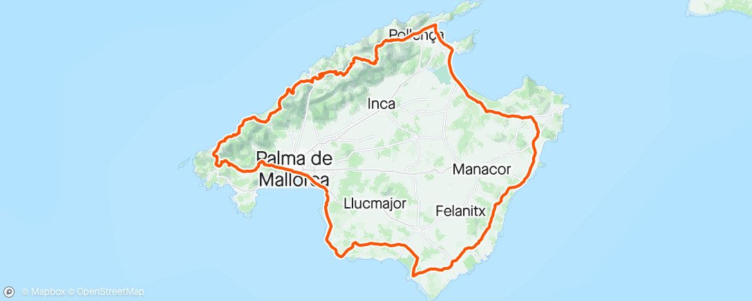 Kaart van de activiteit “Mallorca «312» original”