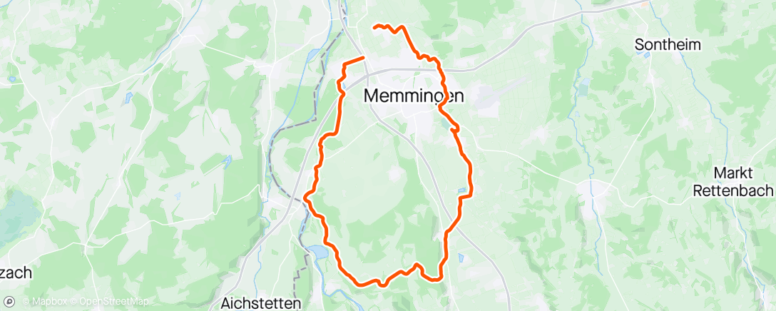 Map of the activity, Sonntagsausfahrt mit dem Rentnermobil